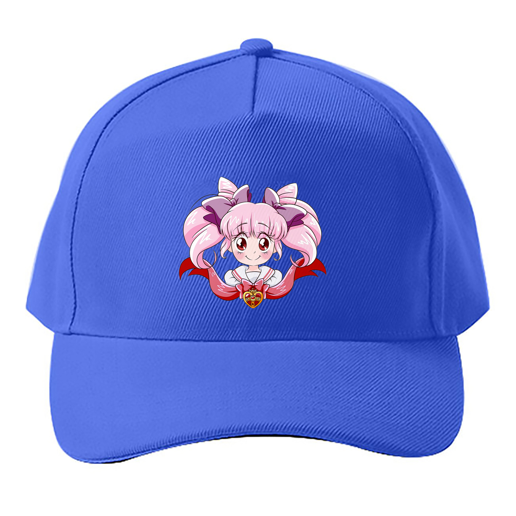 （画像用） 美少女戦士セーラームーン ちびうさ Sailor Moon Chibiusa Tsukino Usagi Small Lady Serenity ベースボールキャップ 綿100％ 男女兼用 帽子 スポーツ
